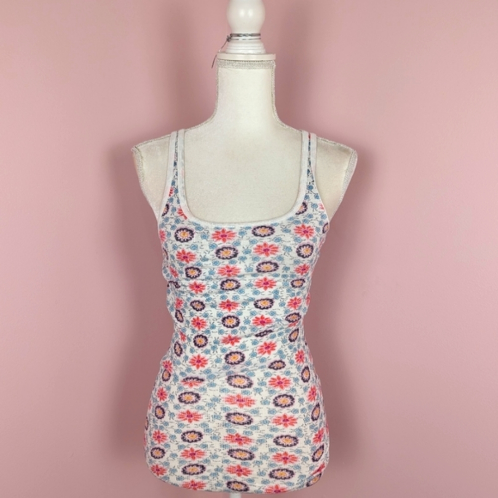 Vintage mossimo floral tank top